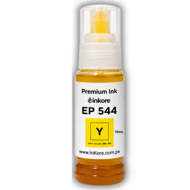 Tinta Inkore® Amarillo 70 ml para uso en Epson Serie 504-544