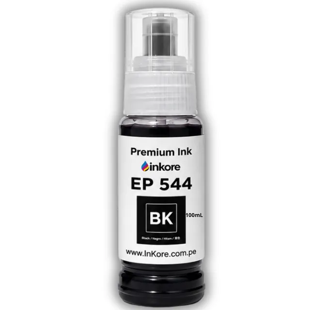 Tinta Inkore® Negro 100 ml para uso en Epson Serie 504-544